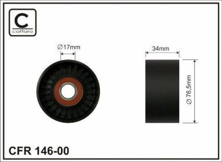 Deflection pulley CAFFARO 14600 (фото 1)