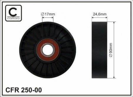 Deflection pulley CAFFARO 25000 (фото 1)