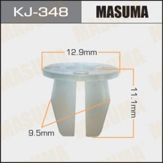 Клипса пластиковая MASUMA KJ348 (фото 1)