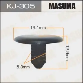 Фото запчастини Кліпса пластикова MASUMA KJ305 Кліпса пластикова MASUMA KJ305