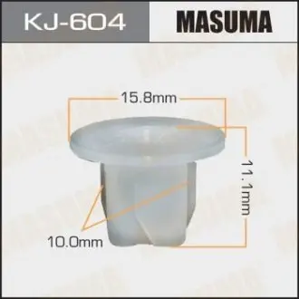 Фото запчастини Кліпса пластикова MASUMA KJ604 Кліпса пластикова MASUMA KJ604