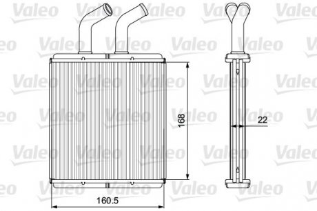 Heater core VALEO 811562 (фото 1)