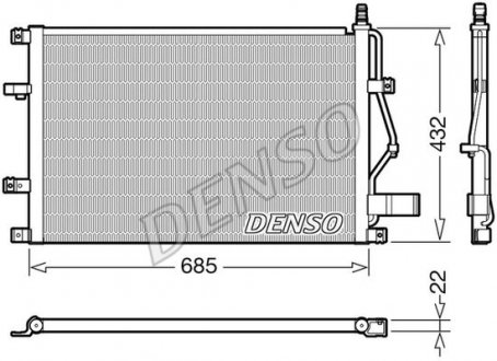 Condenser DENSO DCN33013