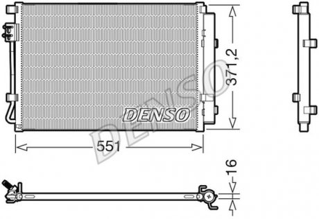 Condenser DENSO DCN41022