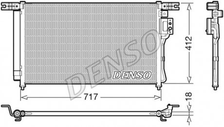 Condenser DENSO DCN41008 (фото 1)
