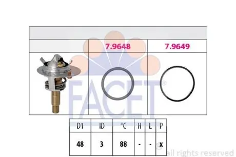 THERMOSTATS FACET 78609
