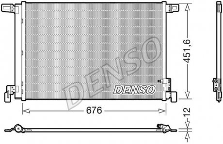 Радіатор DENSO DCN02008 (фото 1)