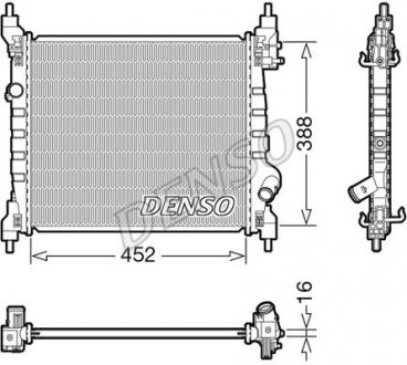 Radiator DENSO DRM15014