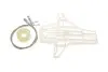 Ремкомплект стеклоподъемника (заднего) VW Passat 05- (L) 383 9003 AUTOTECHTEILE 3839003 (фото 1)
