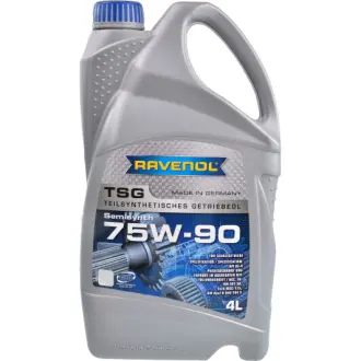 Трансмиссионное масло TSG GL-4 75W-90 полусинтетическое 4 л RAVENOL 1222101004