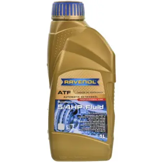 Трансмиссионное масло ATF 5/4 HP Fluid синтетическое 1 л RAVENOL 1212104001