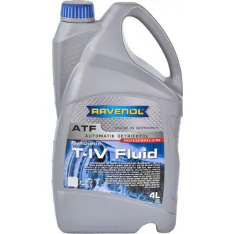 Масло трансмиссионное ATF T-IV Fluid, 4л RAVENOL 1212102004
