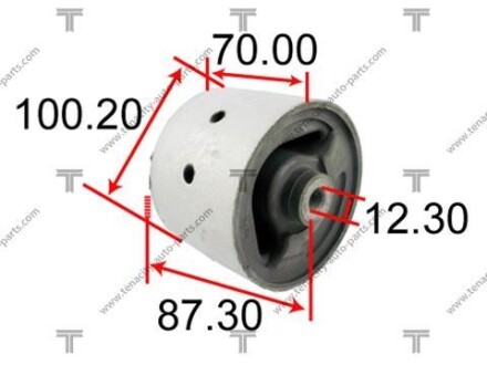 Подушка двигуна задня TENACITY AWSTO1156 (фото 1)