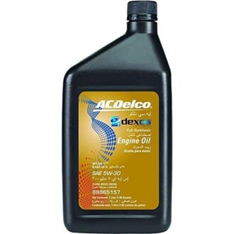 Олива моторна синтетична AC Delco "Full Synthetic Motor Oil Dexos2 5W-30" 0.946л ACDELCO 88865157