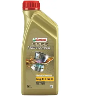 Моторное масло Professional EDGE Titanium Longlife 3 VW 5W-30 синтетическое 1 л CASTROL 15CA7B