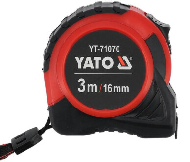 Рулетка : L= 3 м x 16 мм, YATO YT71070