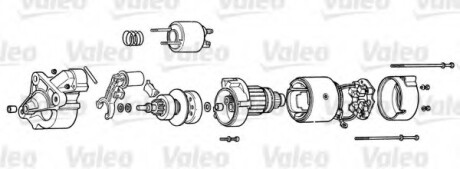 Стартер VALEO D9R99 (фото 1)