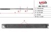 Шток рулевой рейки с ГУР AUDI A4 95-01, SKODA SUPE MSG AU211C (фото 1)