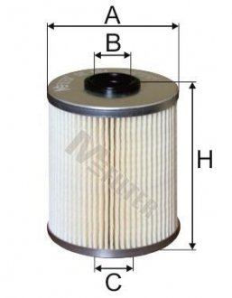 Фільтр паливний (змінний елемент) MFILTER DE 684 (фото 1)