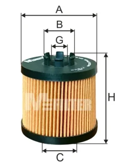 Фільтр оливний (фільтр-патрон) M-FILTER MFILTER TE 4016