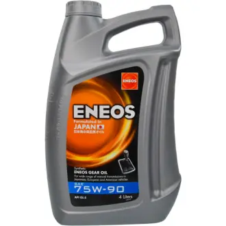 Трансмиссионное масло Gear Oil GL-5 75W-90 синтетическое 4 л ENEOS EU0080301N