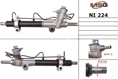 Рейка з Г/У NISSAN TEANA I (J31) 03-08 MSG NI224