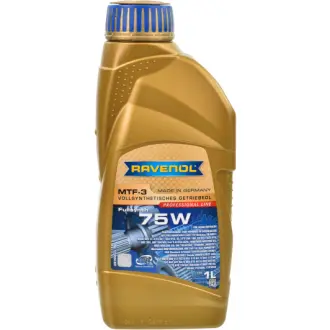 Трансмиссионное масло MTF-3 75W синтетическое 1 л RAVENOL 1221104001