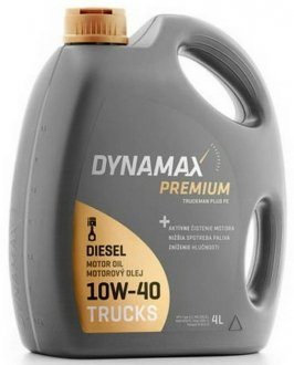 Масло моторное PREMIUM TRUCKMAN LM 10W40 (4L) DYNAMAX 501591