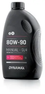 Трансмиссионное масло Hypol GL-4 80W-90 минеральное 1 л DYNAMAX 501624