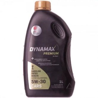 Масло моторное PREMIUM ULTRA F 5W30 (1L) DYNAMAX 501998 (фото 1)