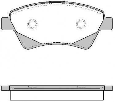 Колодки тормозные дисковые передние P8763.20 WOKING P876320 (фото 1)