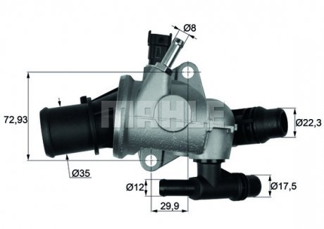 Термостат MAHLE MAHLE\KNECHT TI 152 88 (фото 1)