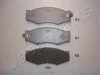 NISSAN Колодки тормозн.передн. Bluebird,Serena,Vanette 84- JAPANPARTS PA-195AF