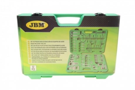 Набір інструментів для зняття магнітол (к-кт 52шт) JBM 53388