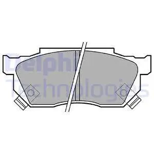 Гальмівні колодки, дискові DELPHI LP0445