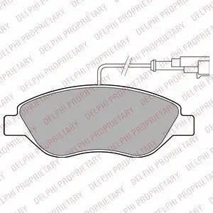 Тормозные колодки, дисковые. DELPHI LP2299
