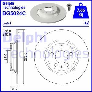 Тормозной диск DELPHI BG5024C (фото 1)