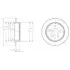 Тормозной диск DELPHI BG3595 (фото 1)