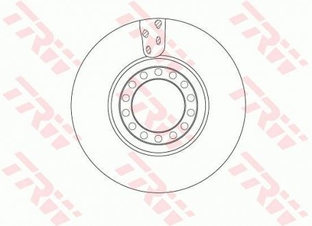 Гальмівний диск TRW DF5077S (фото 1)