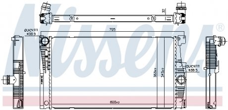 Гальмівні диски NISSENS 60839