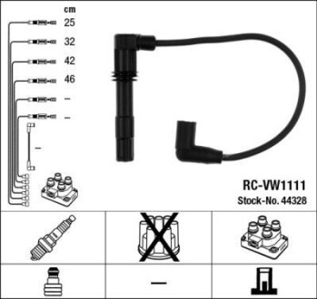 Комплект кабелей зажигания NGK 44328