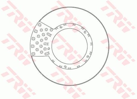 Гальмівний диск TRW TRW DF5033S