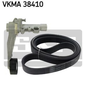 Комплект поликлиновый (ремень+ролики)) SKF VKMA 38410