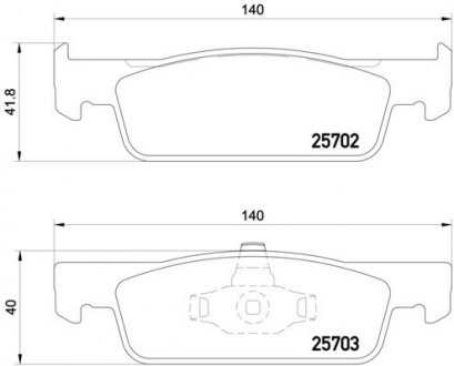 Тормозные колодки дисковые BREMBO P68 059X (фото 1)