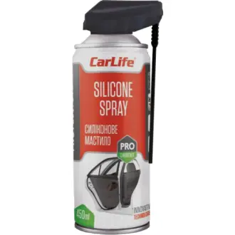 Мастило Silikon Spray силіконова з носиком-дозатором 450 мл CARLIFE CF455
