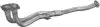 Труба приймальна Opel Vectra 1.4/1.6i 88-92 (Polmo) 17.515 POLMOSTROW 17515 (фото 1)