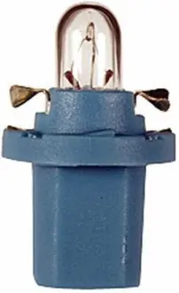 Лампа накаливания, 12V 1,2W BX8,5d голубой HELLA 8GA007997211