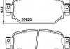 Комплект тормозных колодокMAZDA CX-3 (DK),CX-3 SUV (DK) Rear Axle NISSHINBO NP5072 (фото 1)