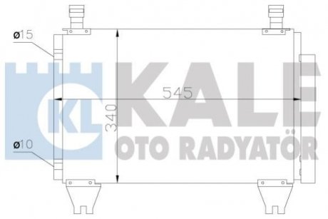 Конденсатор KALE OTO RADYATOR 383500 (фото 1)
