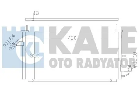 Конденсатор KALE OTO RADYATOR 389800